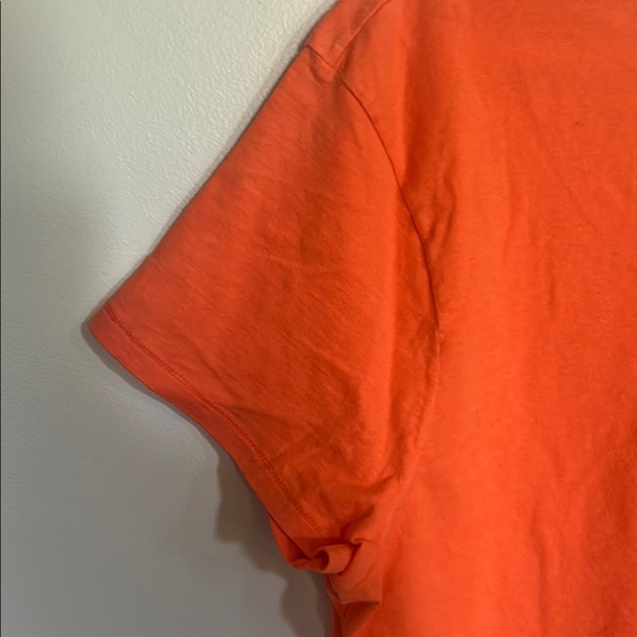 Hanes Orange Relaxed Short Sleeve T-Shirt - Picture 4 of 8